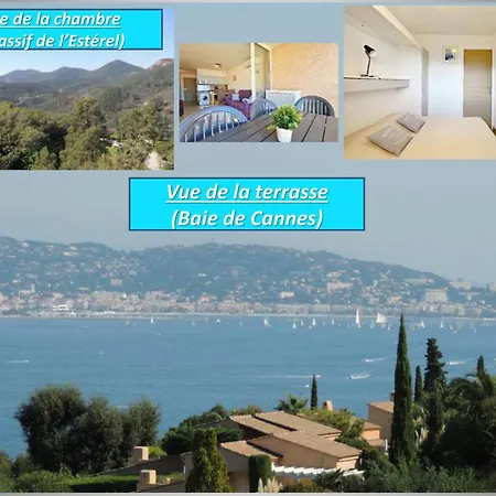 4 Personnes - Vue - Sur - Baie De Cannes - Pissaro Lejlighed *